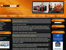 Tablet Screenshot of boardvision.cz